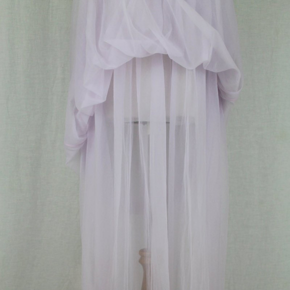 De Perrier Paris Vintage 50's Negligee Nightgown - Picture 7 of 8
